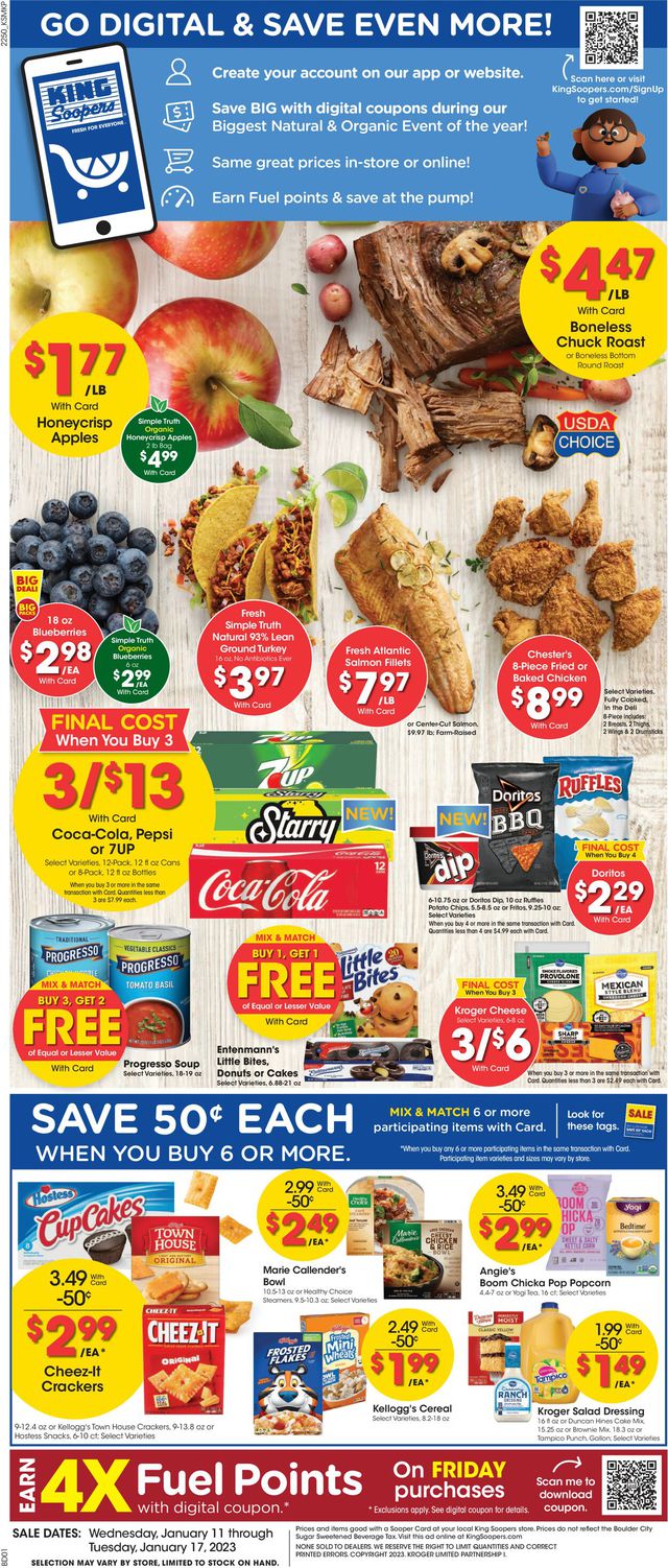 King Soopers Ad from 01/11/2023