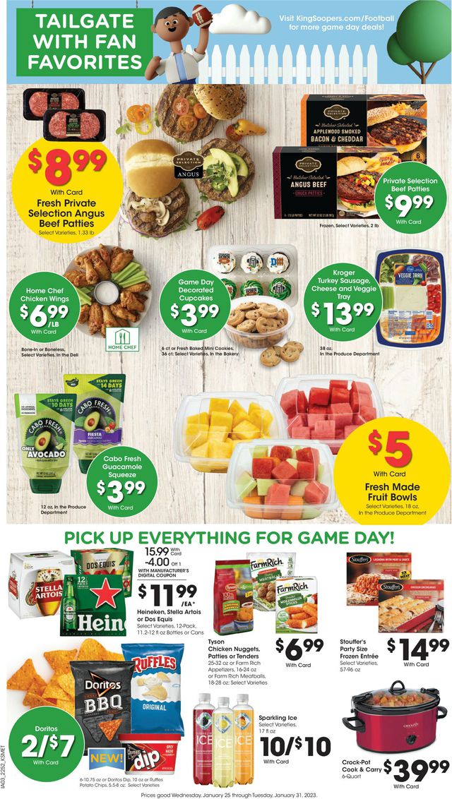 King Soopers Ad from 01/25/2023