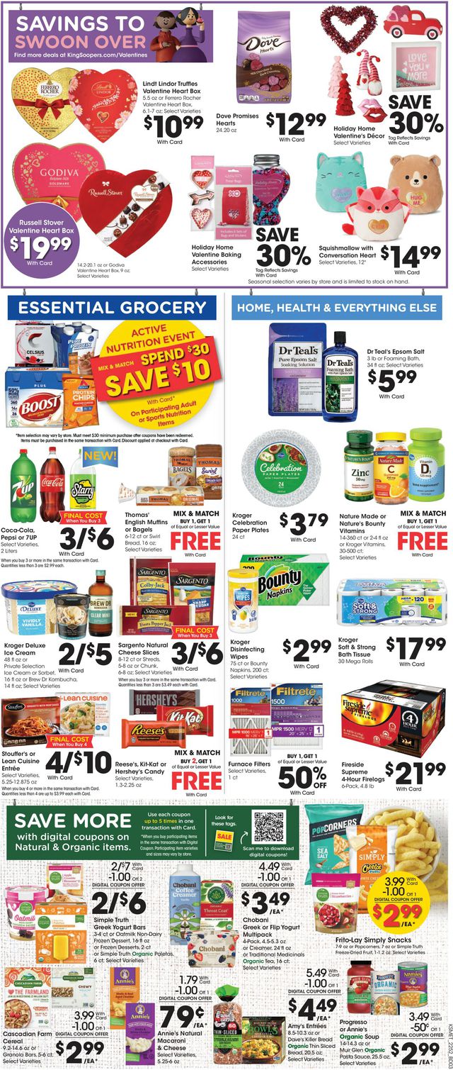 King Soopers Ad from 01/25/2023