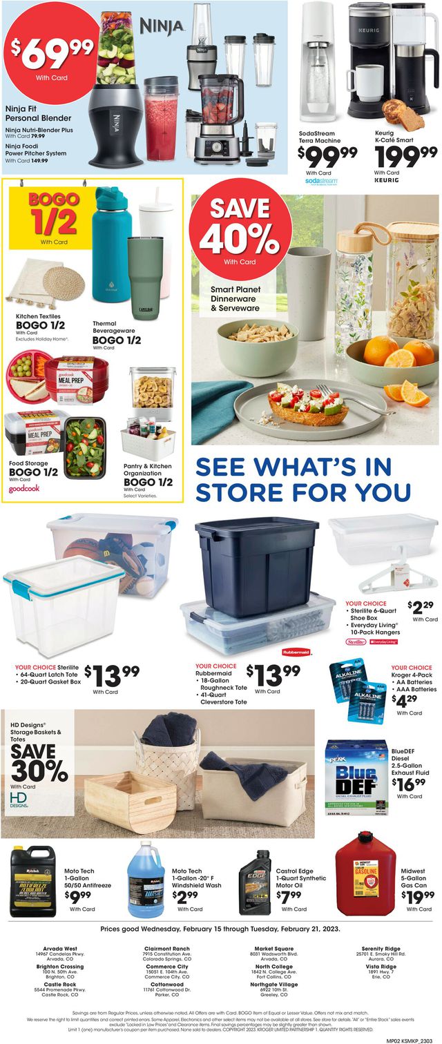 King Soopers Ad from 02/15/2023