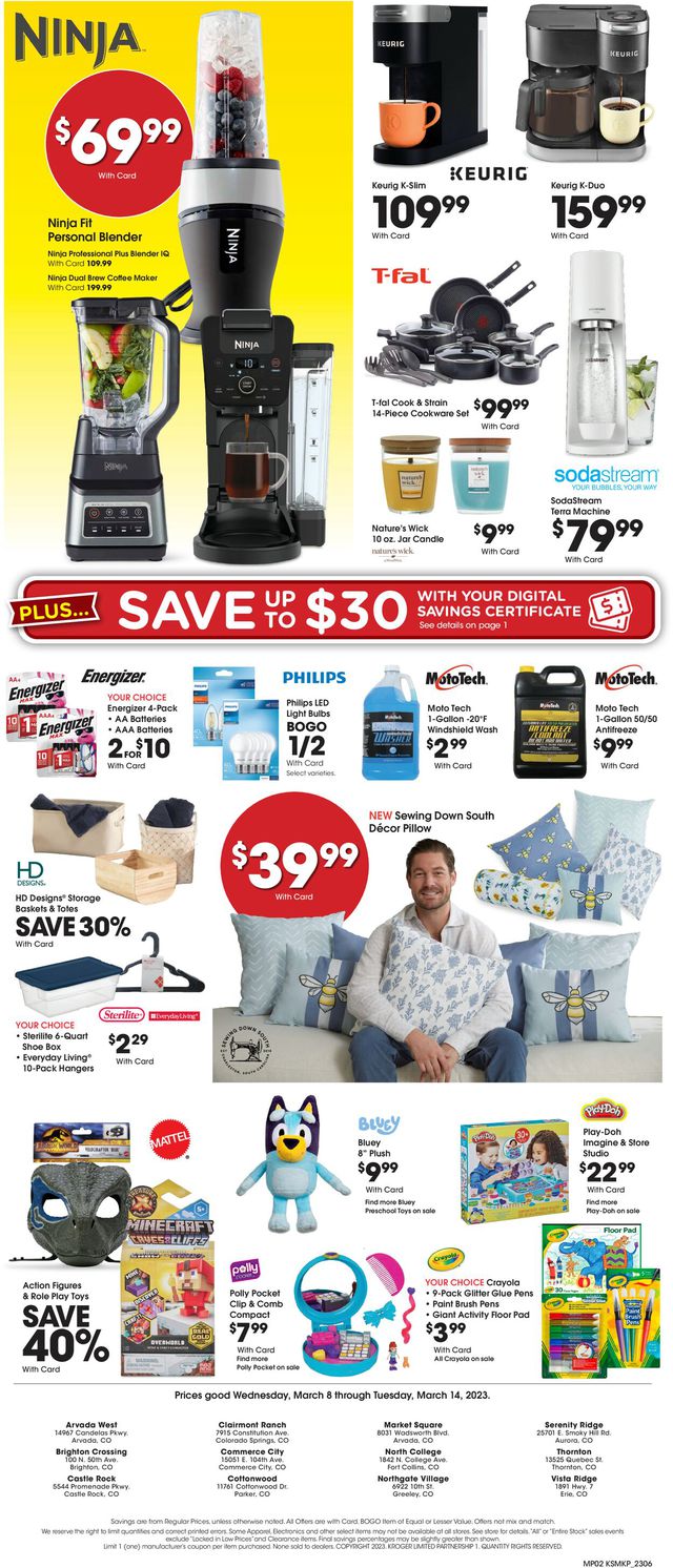 King Soopers Ad from 03/08/2023