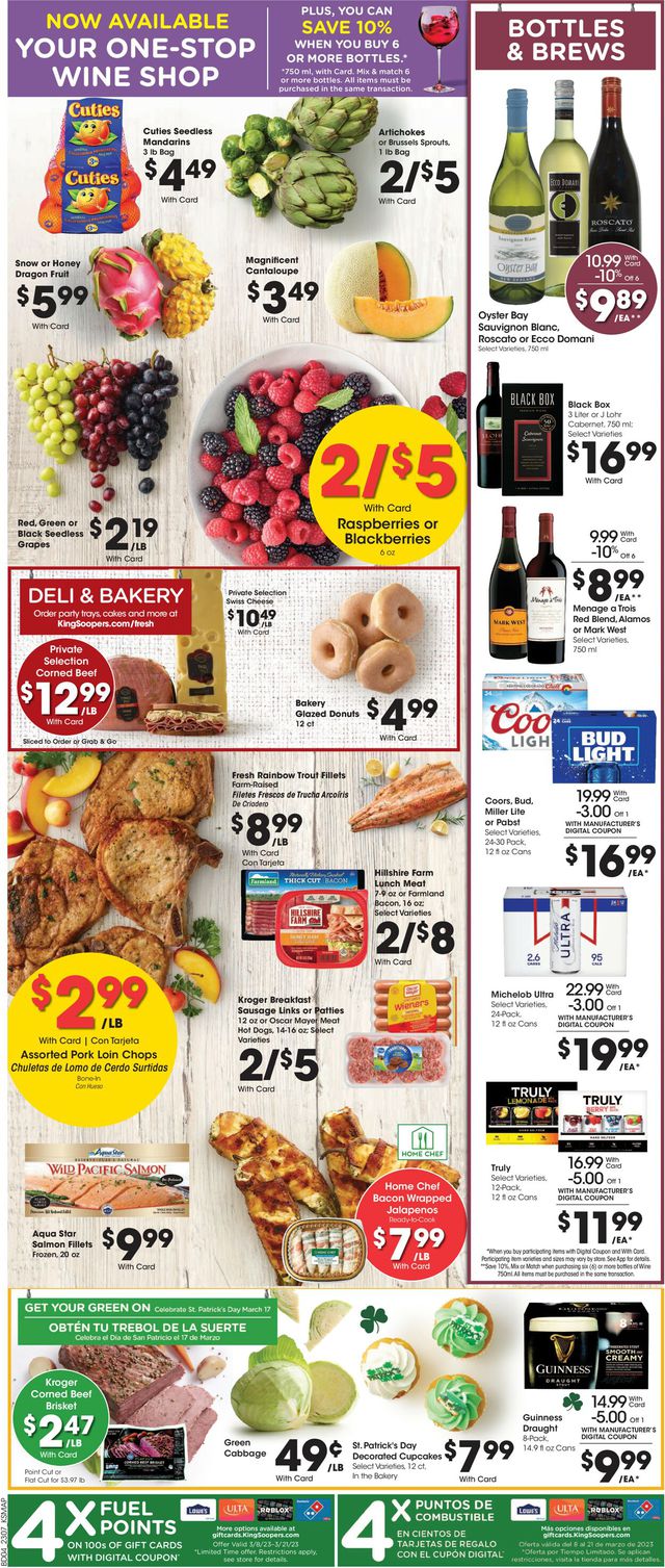 King Soopers Ad from 03/15/2023