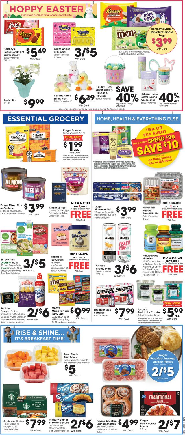 King Soopers Ad from 03/29/2023