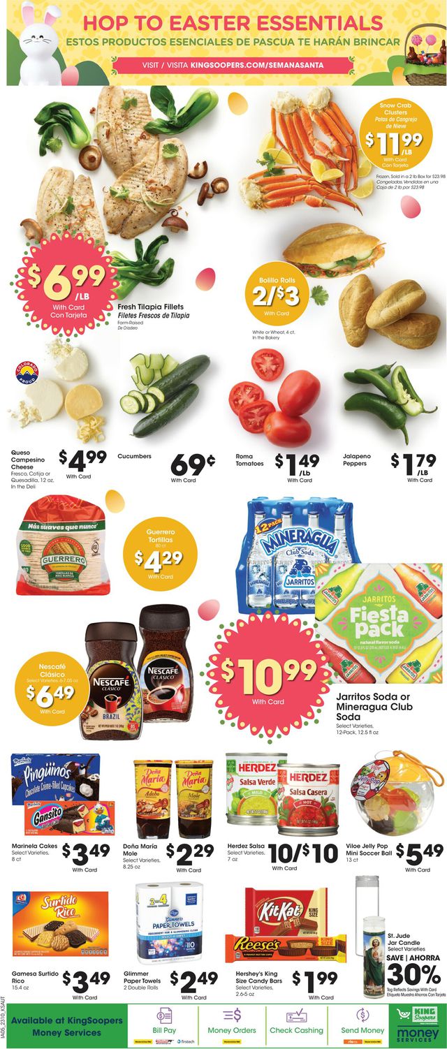 King Soopers Ad from 04/05/2023