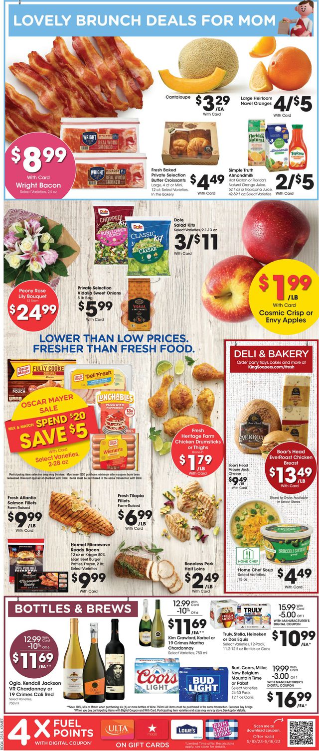 King Soopers Ad from 05/10/2023