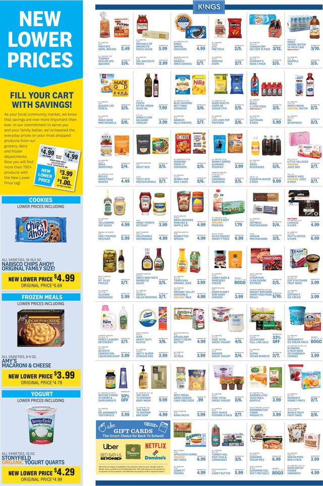 Kings Food Markets Ad from 08/14/2020