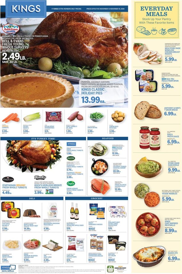 Kings Food Markets Ad from 11/13/2020