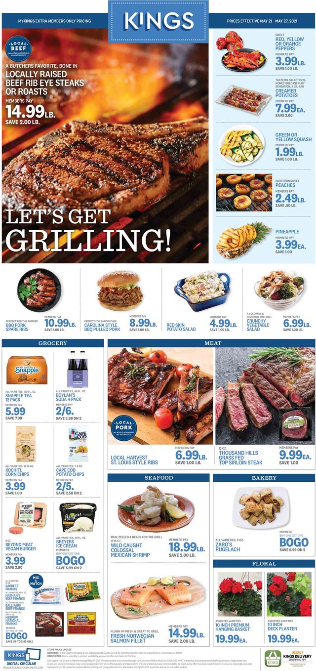 Kings Food Markets Ad from 05/21/2021