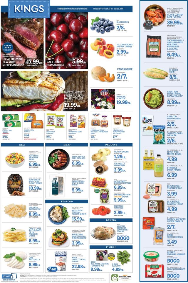 Kings Food Markets Ad from 05/28/2021