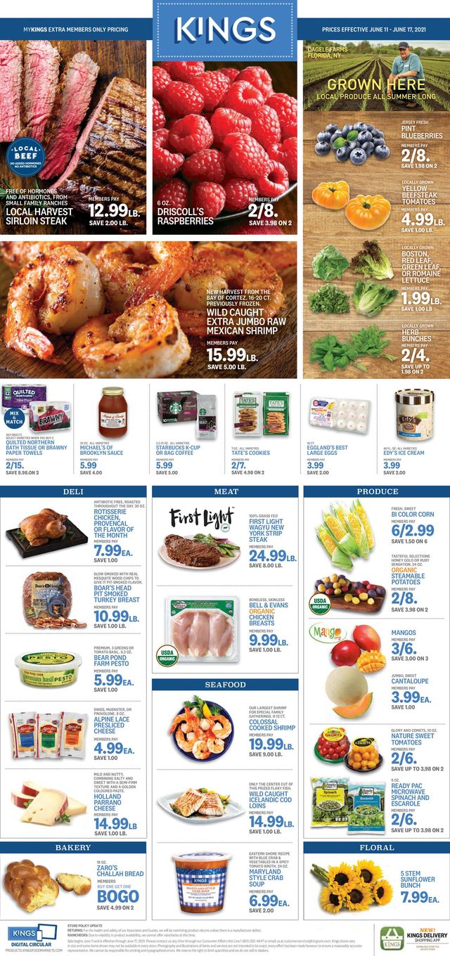 Kings Food Markets Ad from 06/11/2021