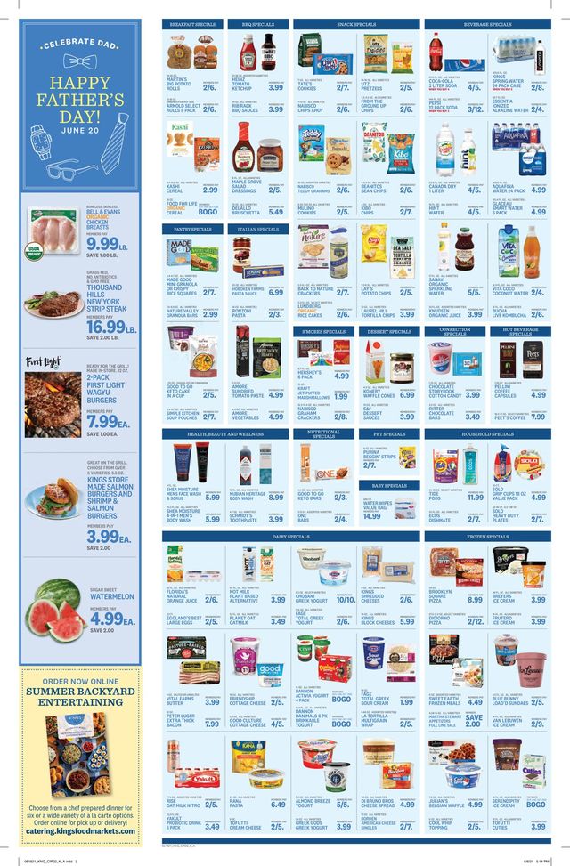 Kings Food Markets Ad from 06/18/2021