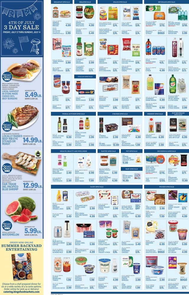 Kings Food Markets Ad from 07/02/2021
