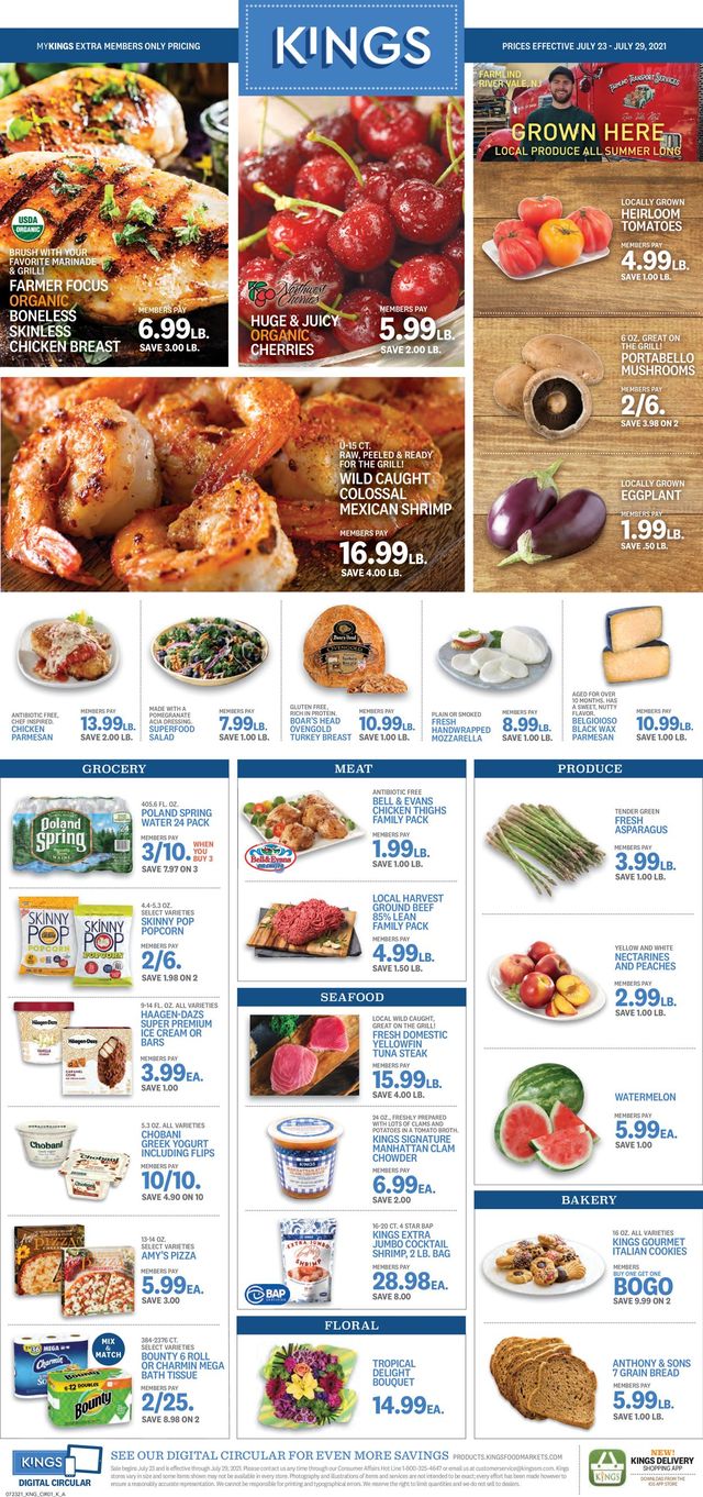 Kings Food Markets Ad from 07/23/2021
