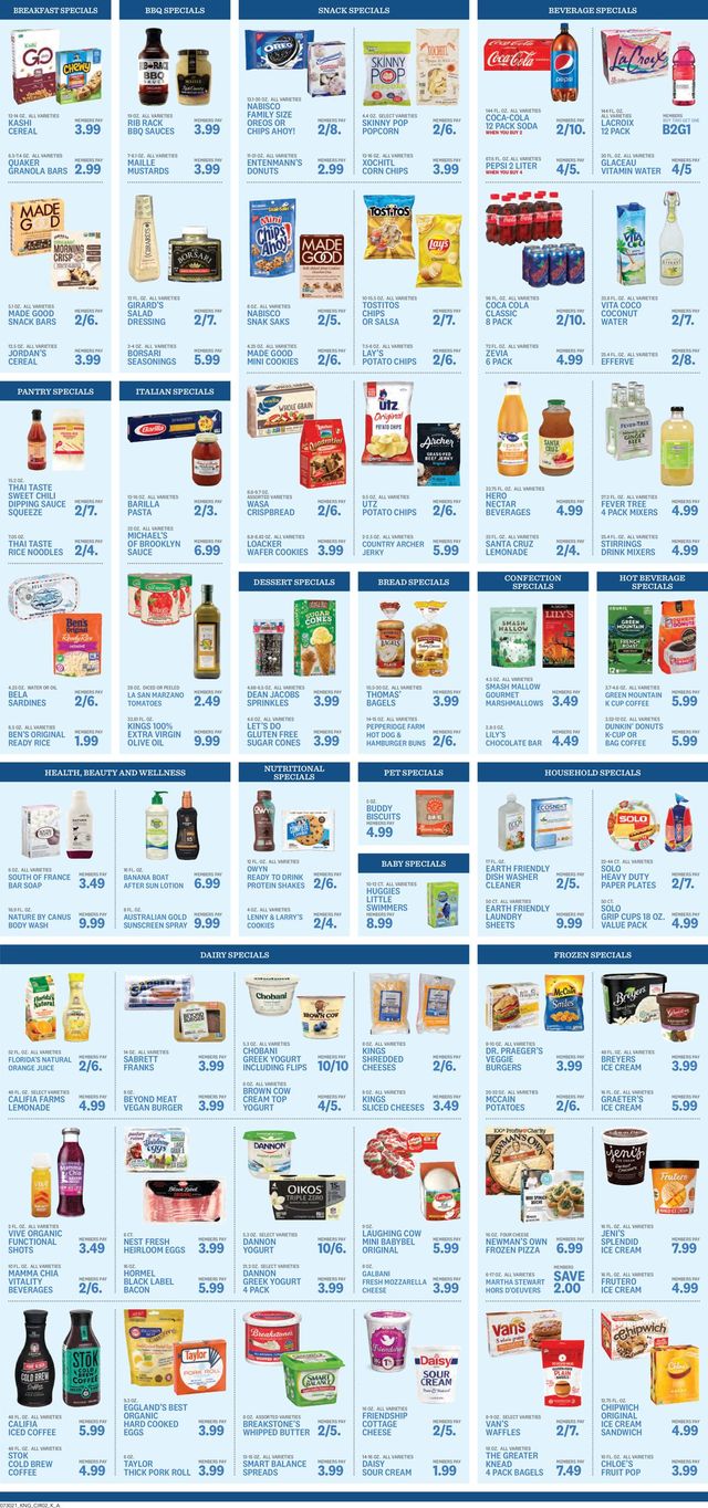 Kings Food Markets Ad from 07/30/2021