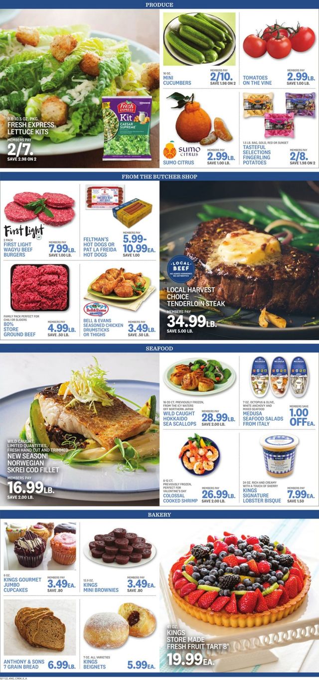 Kings Food Markets Ad from 02/11/2022