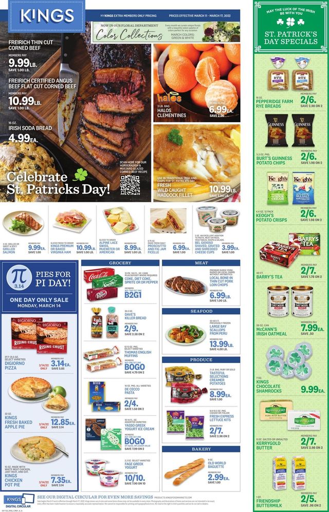 Kings Food Markets Ad from 03/11/2022