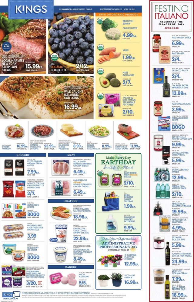 Kings Food Markets Ad from 04/22/2022