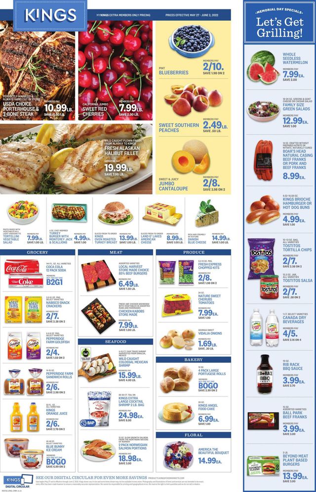 Kings Food Markets Ad from 05/27/2022