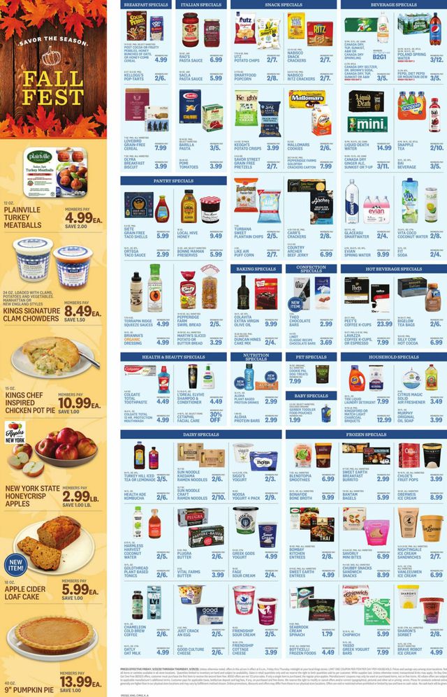 Kings Food Markets Ad from 09/23/2022