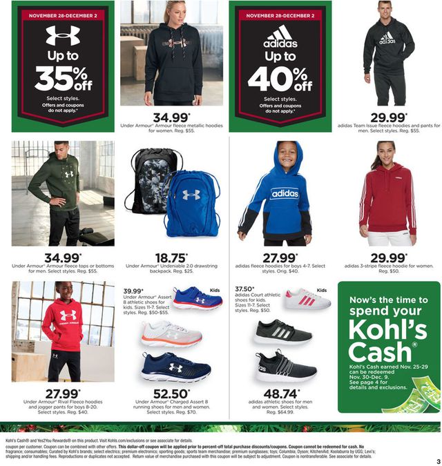 Kohl's Ad from 11/30/2019