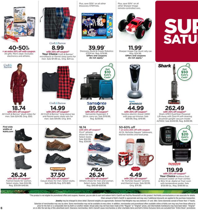 Kohl's Ad from 12/07/2019