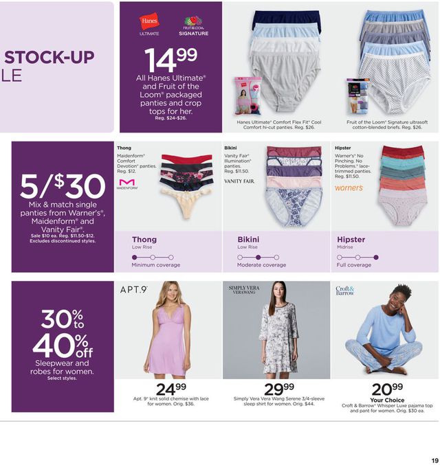 Kohl's Ad from 12/26/2019