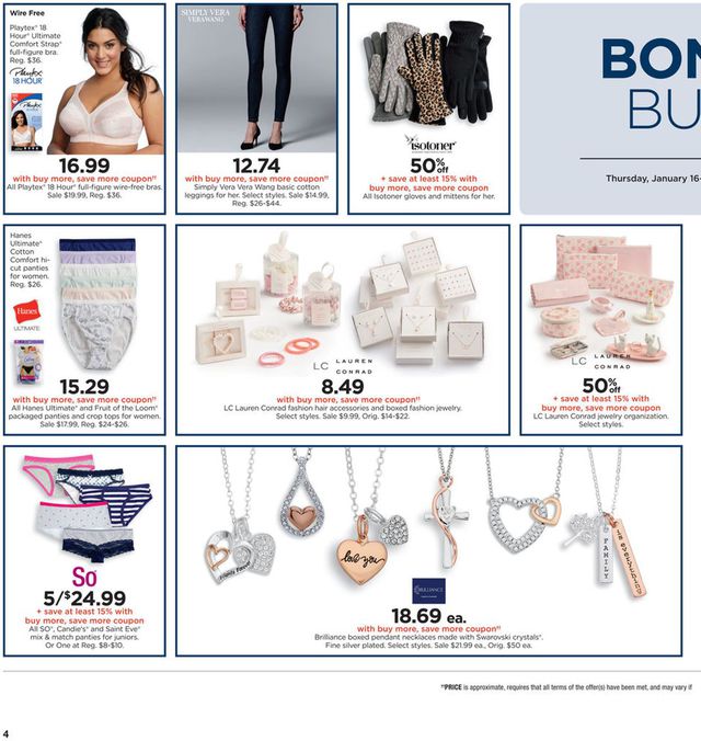 Kohl's Ad from 01/16/2020