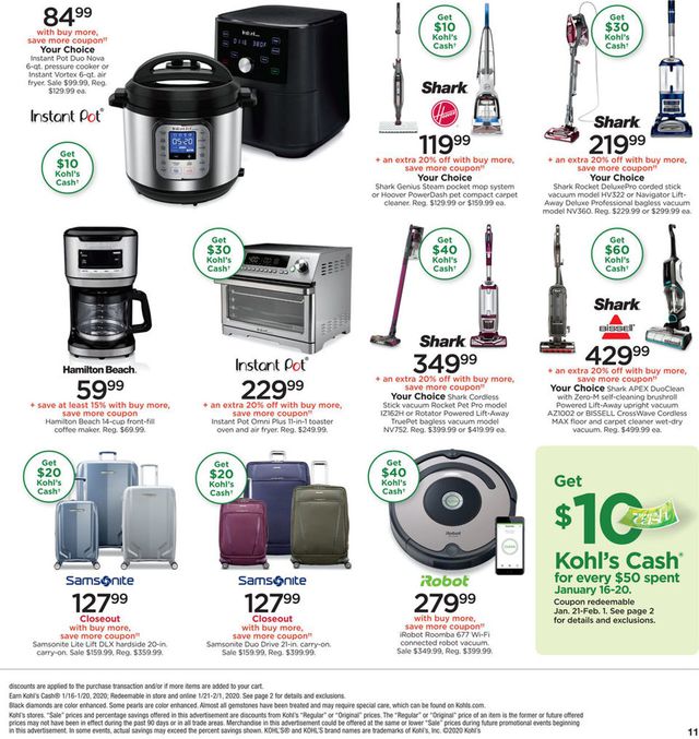 Kohl's Ad from 01/19/2020