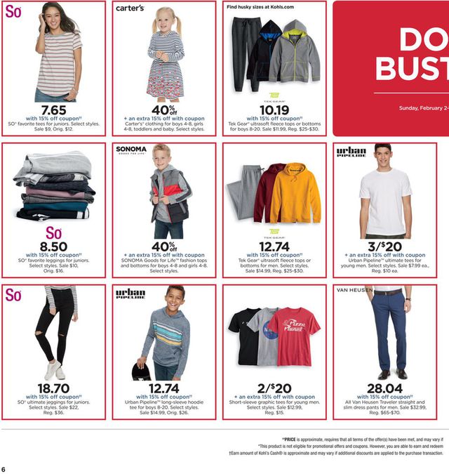 Kohl's Ad from 02/02/2020