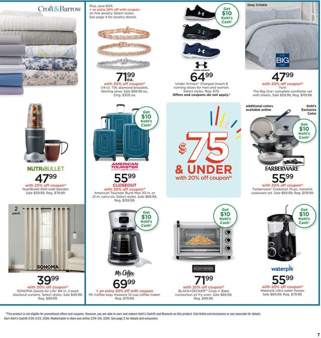 Kohl's Ad from 02/20/2020