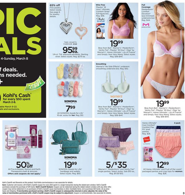 Kohl's Ad from 03/04/2020