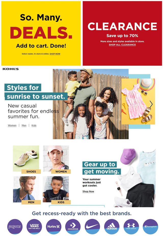 Kohl's Ad from 07/09/2021