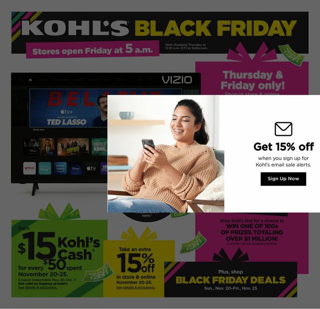 Kohl's Ad from 11/20/2022