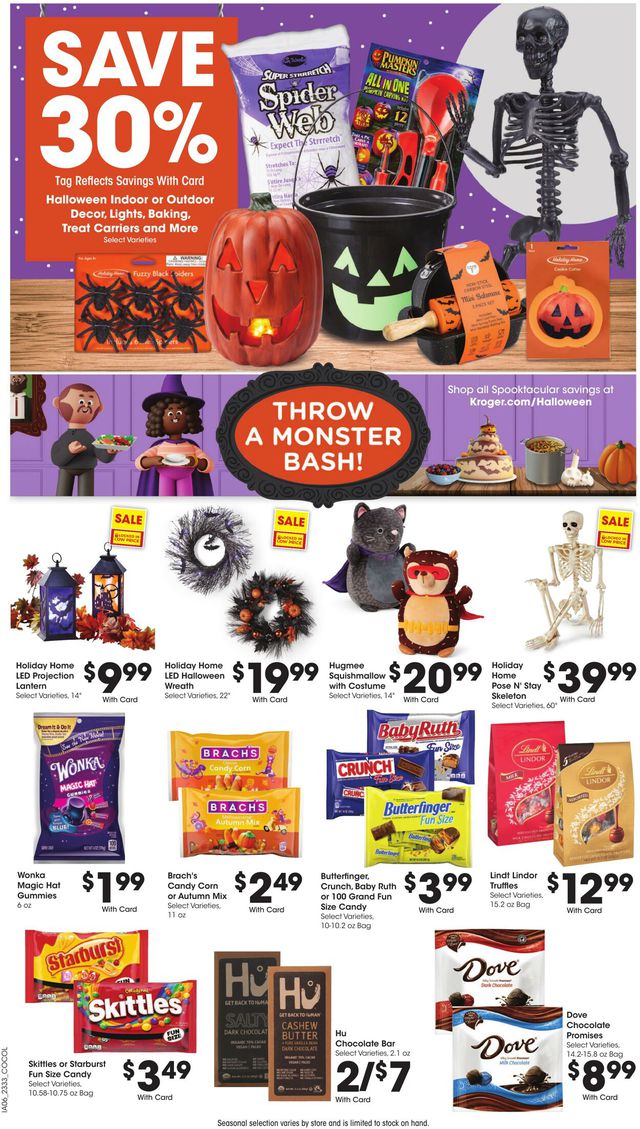 Kroger Ad from 09/13/2023