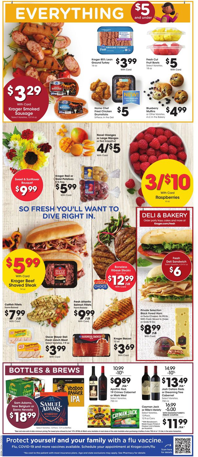 Kroger Ad from 09/20/2023