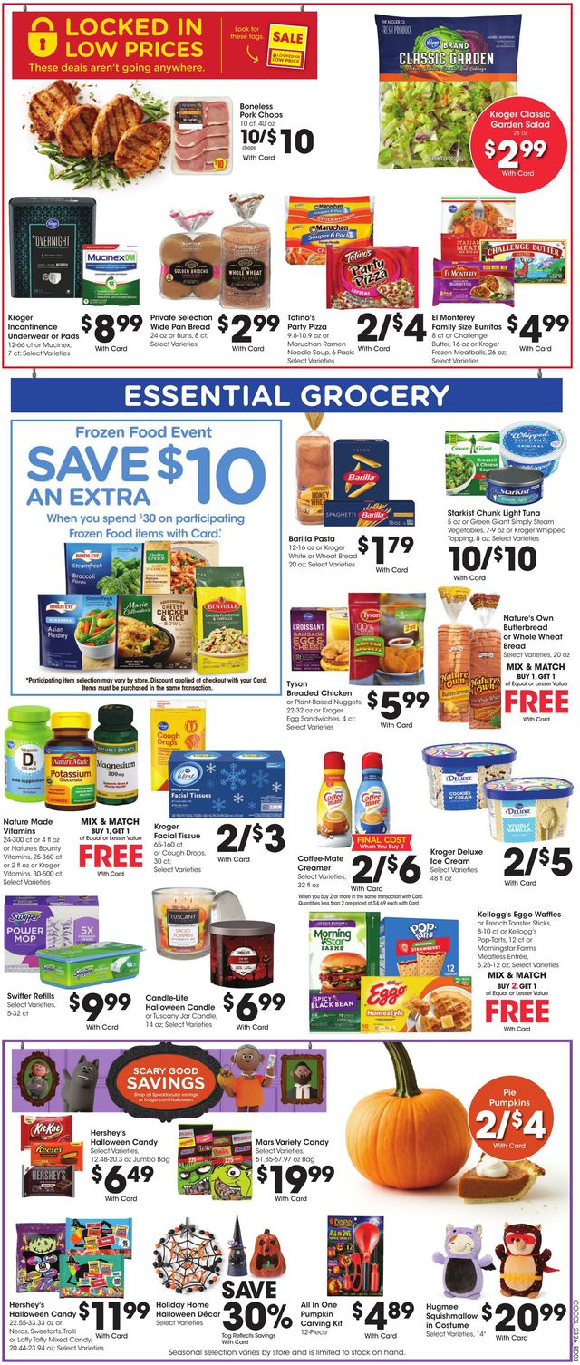 Kroger Ad from 10/04/2023