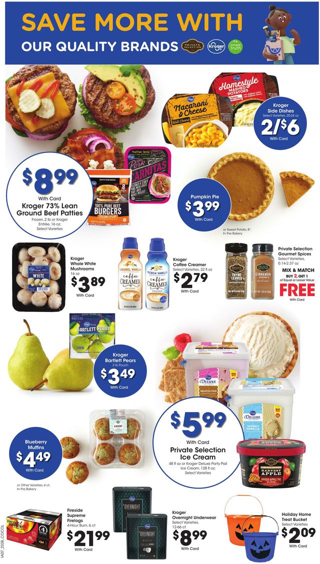 Kroger Ad from 10/18/2023