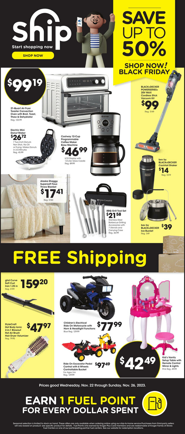 Kroger Ad from 11/22/2023