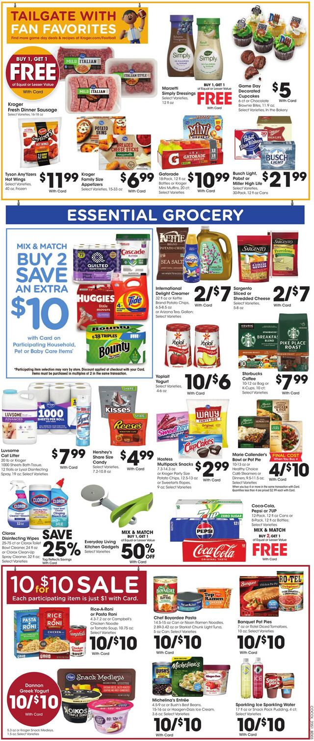Kroger Ad from 01/17/2024