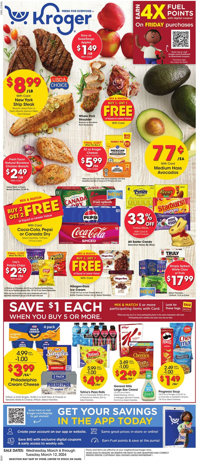 Kroger Ad from 03/06/2024