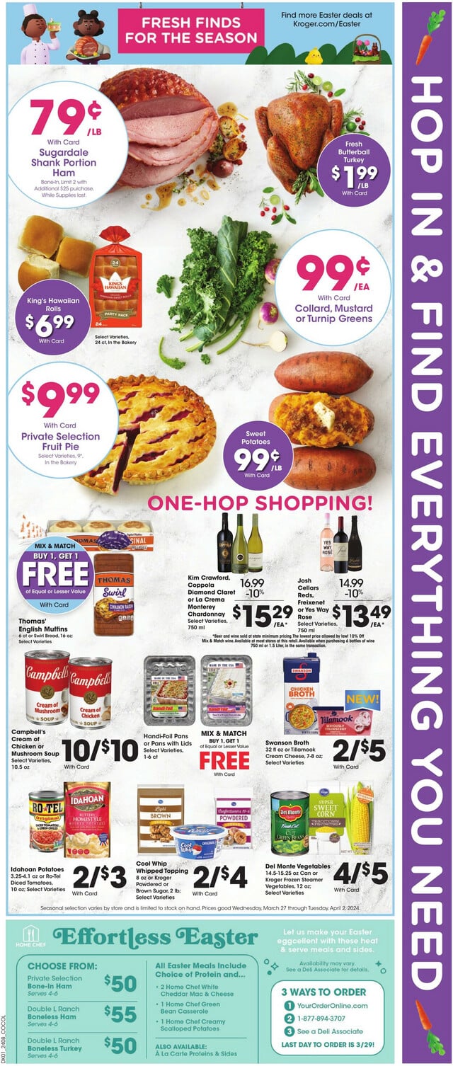 Kroger Ad from 03/27/2024