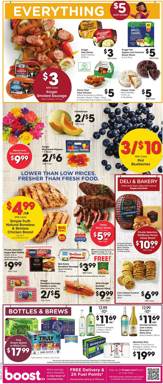 Kroger Ad from 04/17/2024