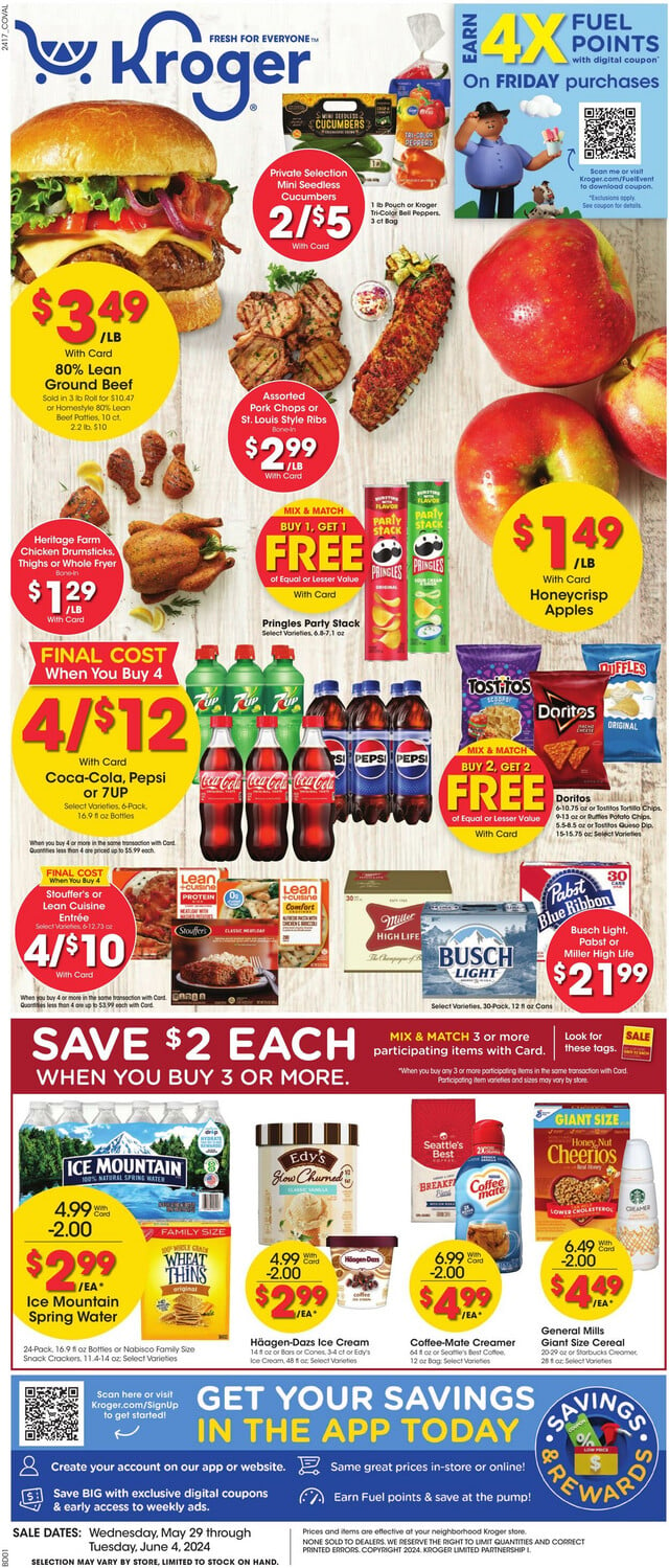 Kroger Ad from 05/29/2024