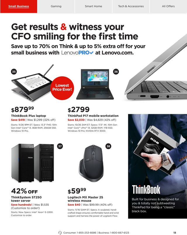 Lenovo Ad from 12/30/2020