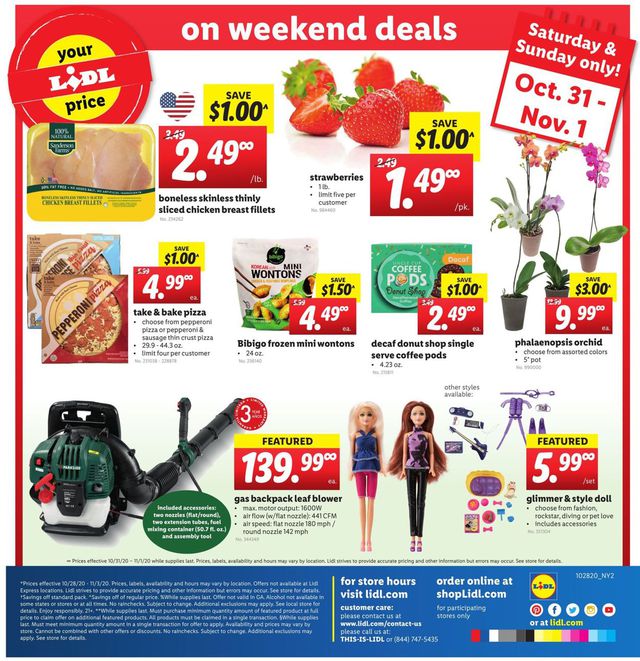 Lidl Ad from 10/28/2020