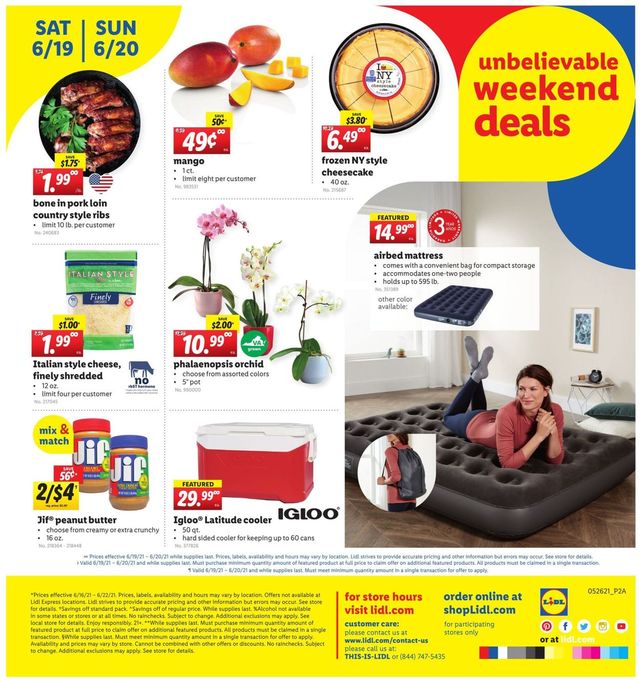 Lidl Ad from 06/16/2021