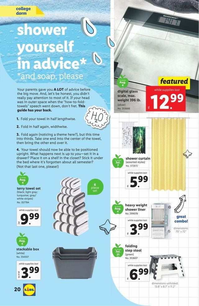 Lidl Ad from 07/07/2021
