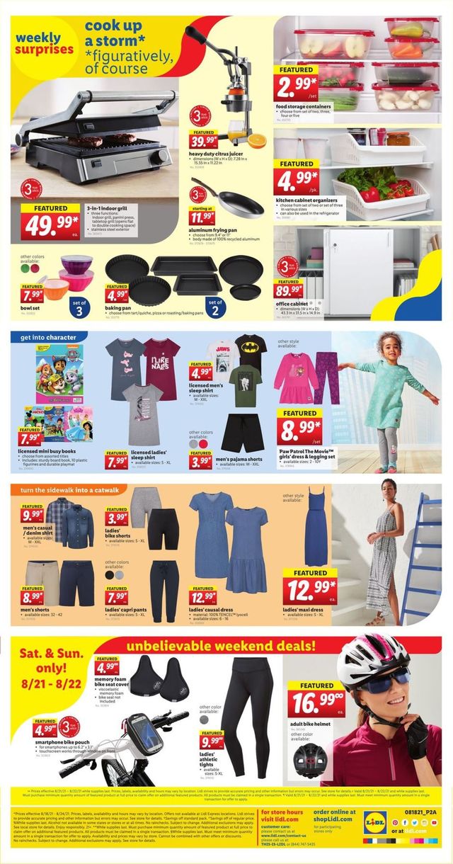 Lidl Ad from 08/18/2021