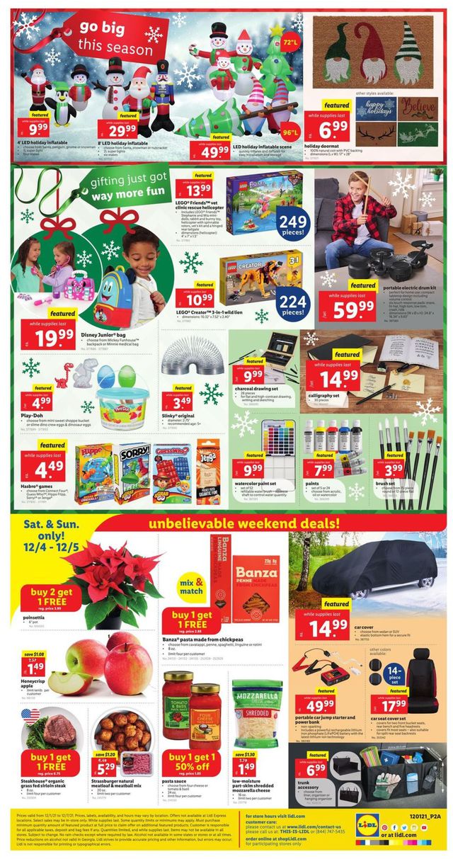 Lidl Ad from 12/01/2021