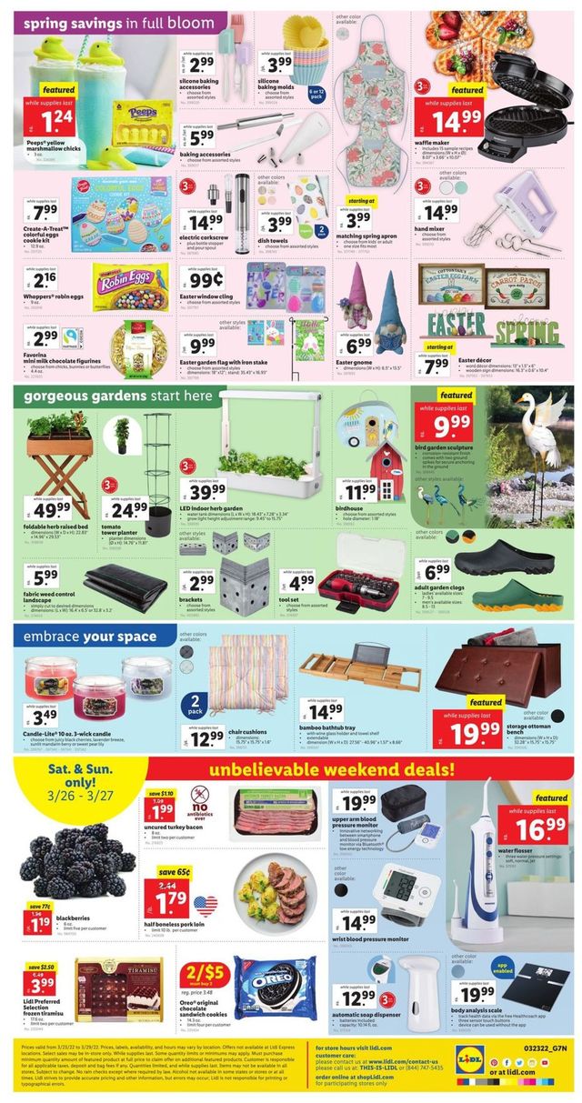 Lidl Ad from 03/23/2022
